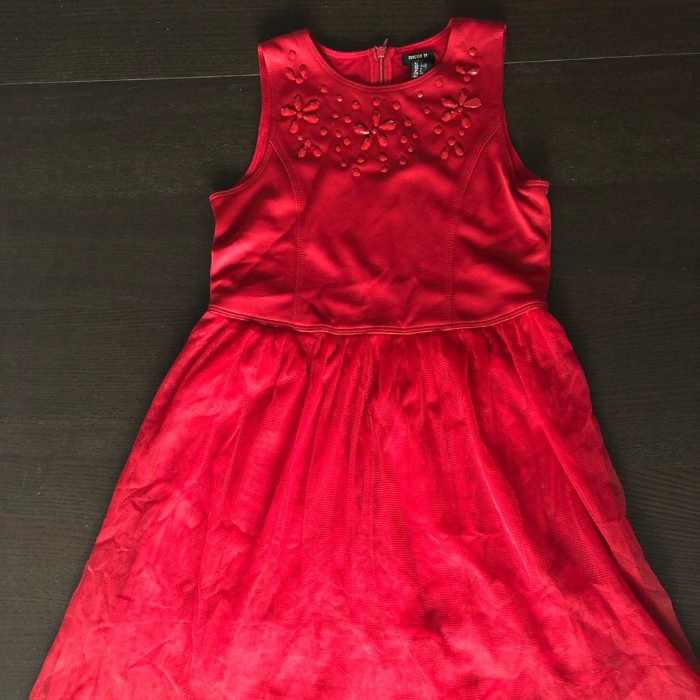 Red party dress!